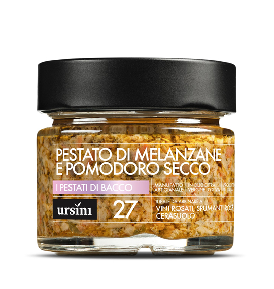 Pestato Di Melanzane E Pomodoro Secco 210g URSINI T01, Buonappetito