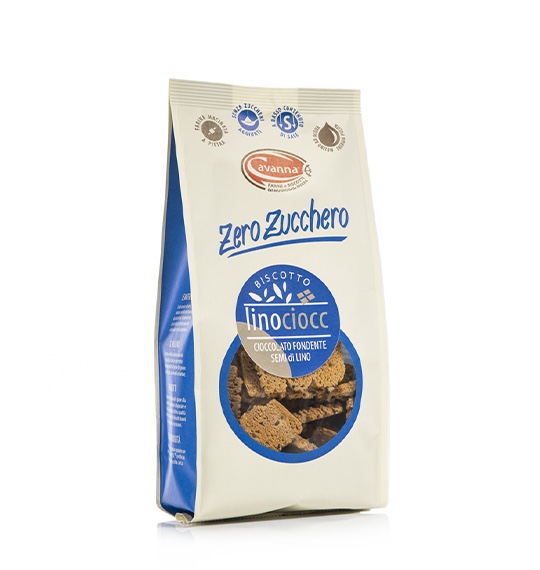 Biscotti Lino E Cioccolato Senza Zucchero 300g CAVANNA T01, Buonappetito